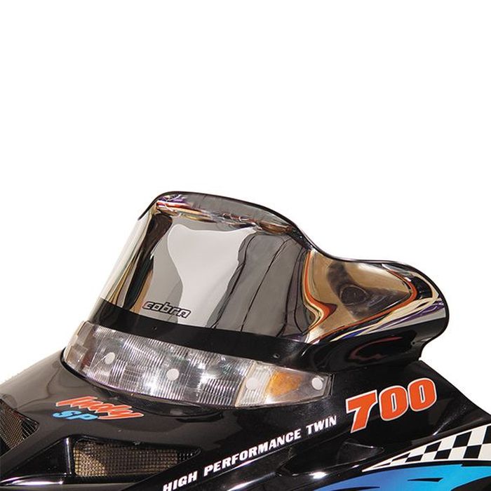 Powermadd POWERMADD COBRA WINDSHIELD POLARIS GEN II, LOW (10"), CHROME (11226)