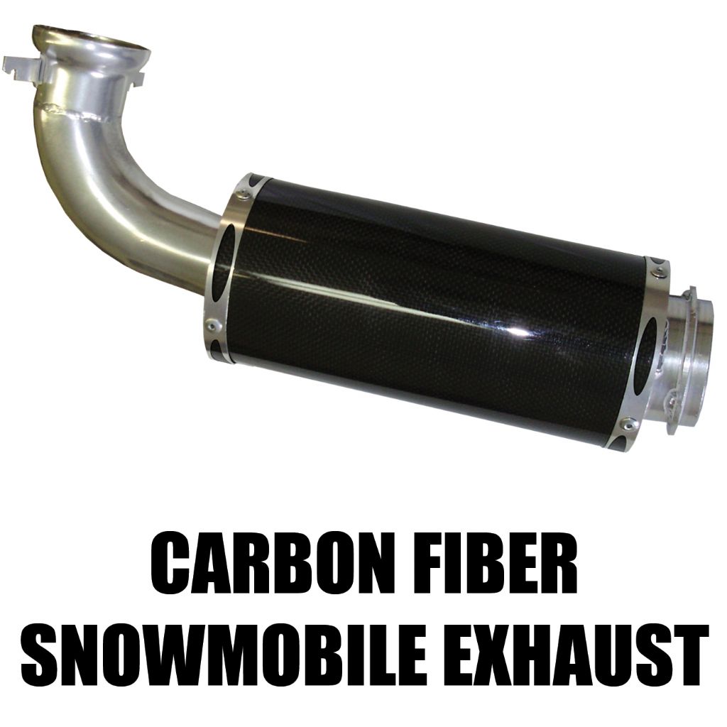 Straightline Performance ski-doo carbon fiber muffler