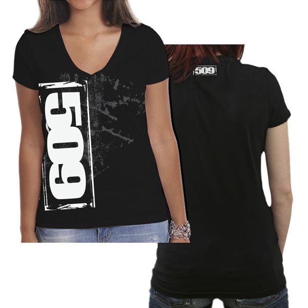 509 womens v-neck tshirt - 509 stencil