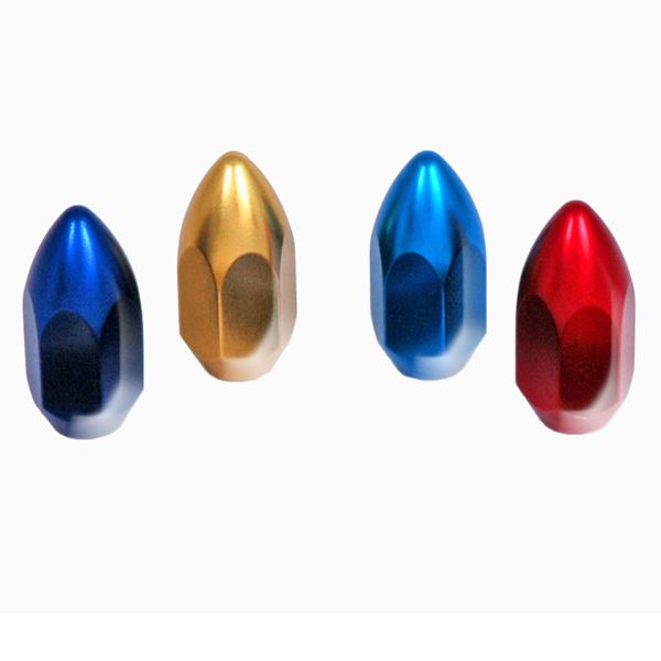 Durablue aluminum wheel lug nuts - taper