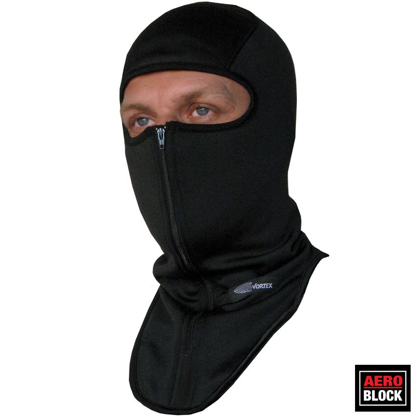 Vortex Clothing aeroblock windproof balaclava with zipper (v4506)