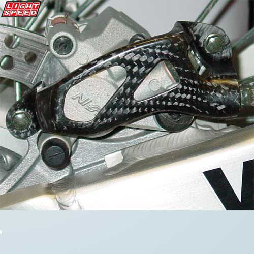 Light Speed mx carbon fiber rear caliper guard