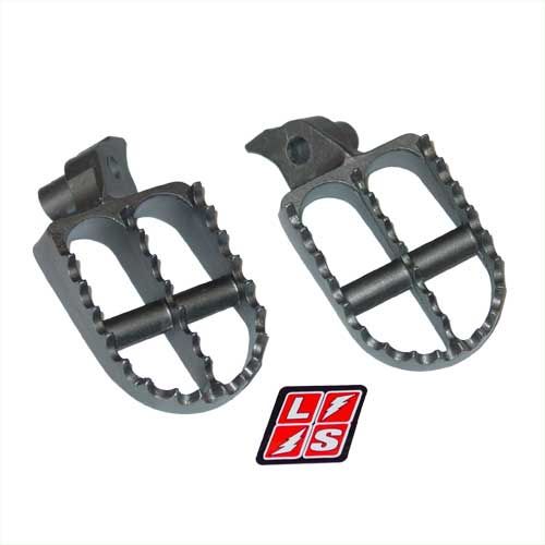 Light Speed mx stainless steel footpegs