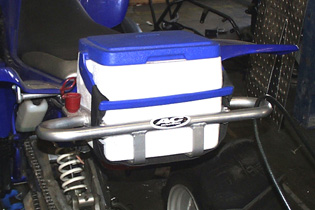 ac racing cooler rack