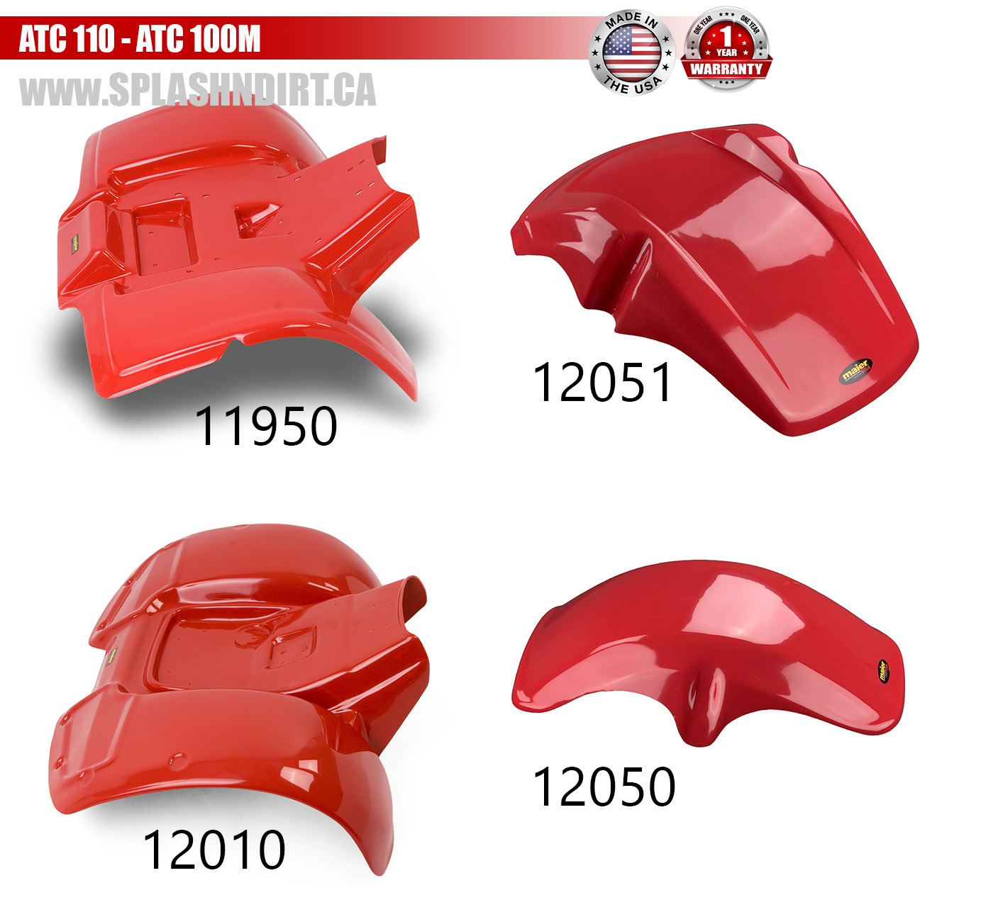 Honda ATC110 Maier Body Plastics