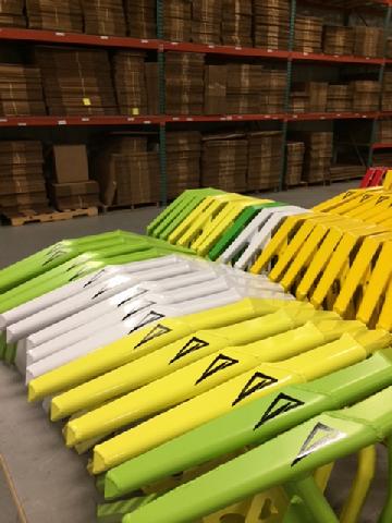 bret rasmussen front ski doo bumper custom color lime green