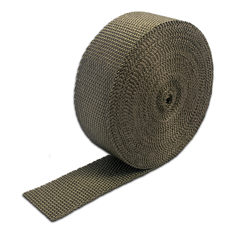 thermotec carbon fiber lava rock exhaust insulating wrap